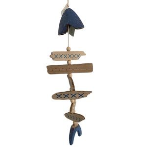 Home Decor Mix Media Mobile - Ceramic and Wood